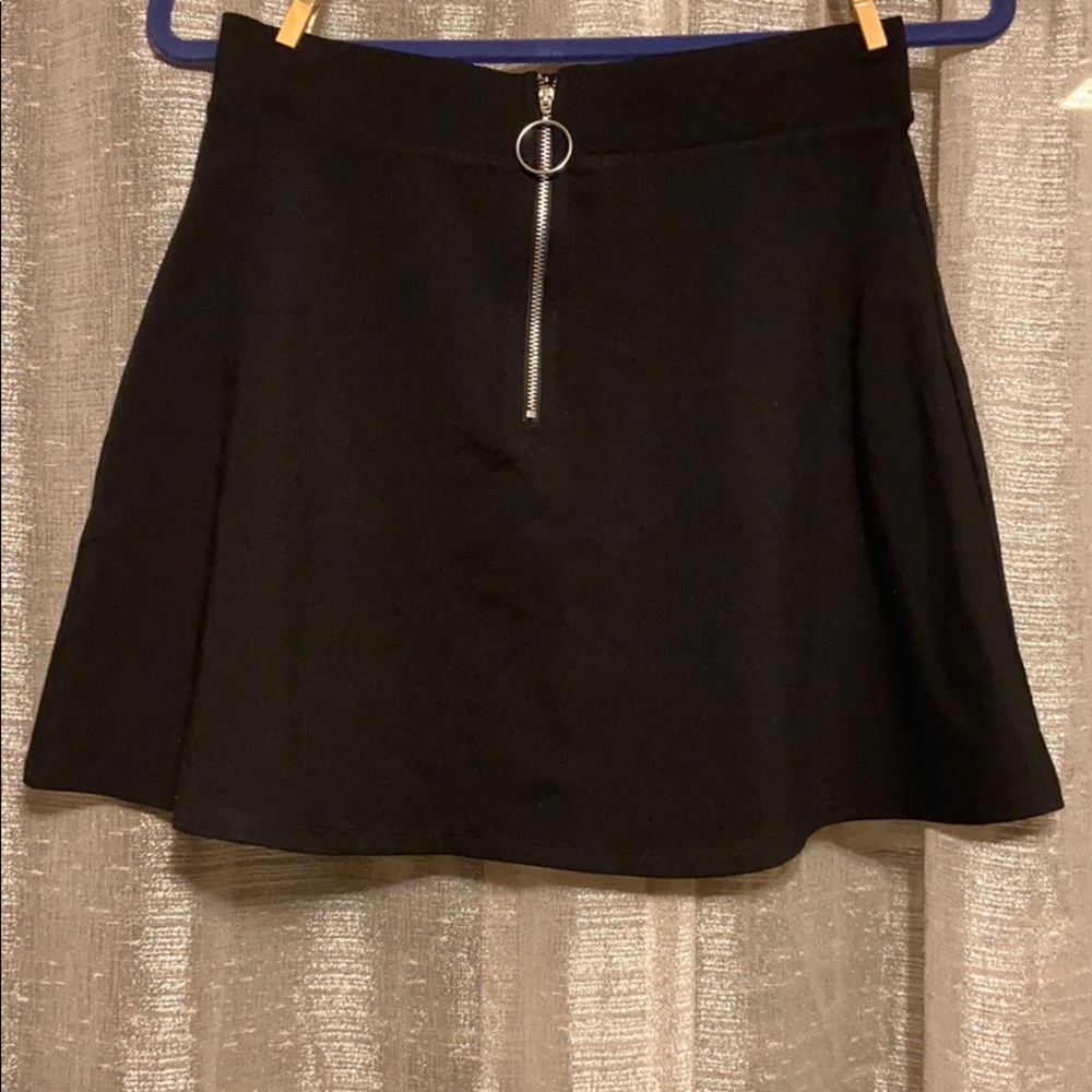 Forever 21 Mini Zip-Up Skirt